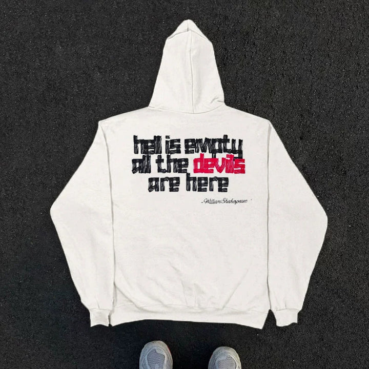 Contemporary High-Street Hooded Sweatshirt