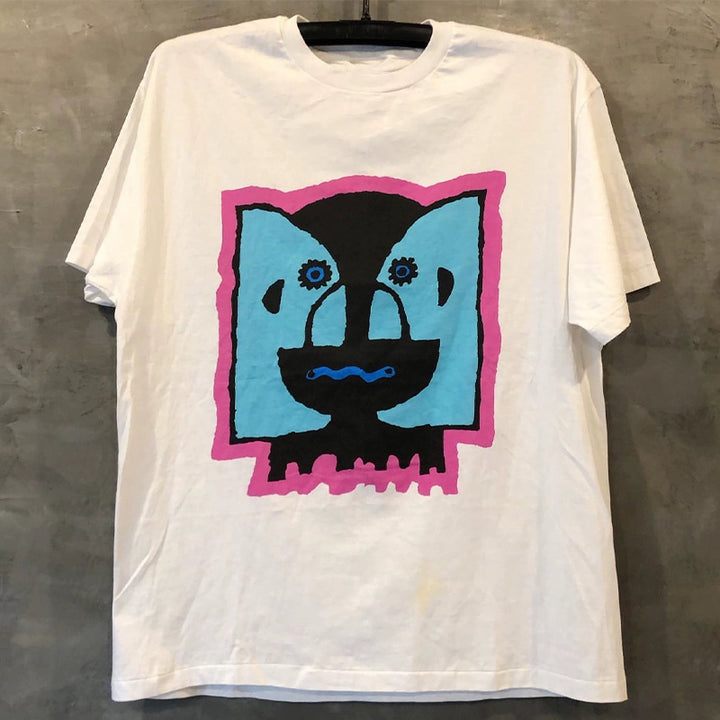 High Street Vibe T-Shirt Featuring Pink Floyd's White Ghost Design