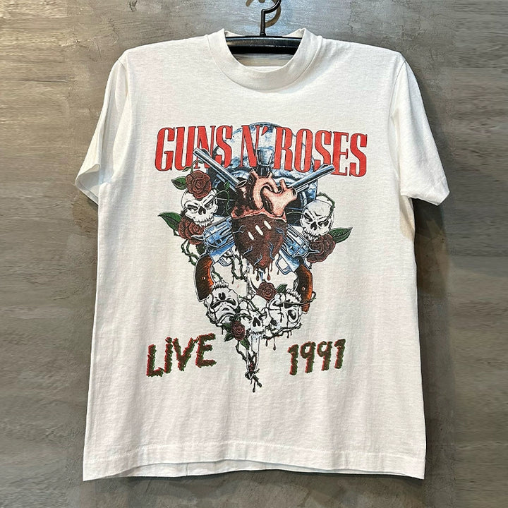 Guns'N'Roses Skull Rock Shirt