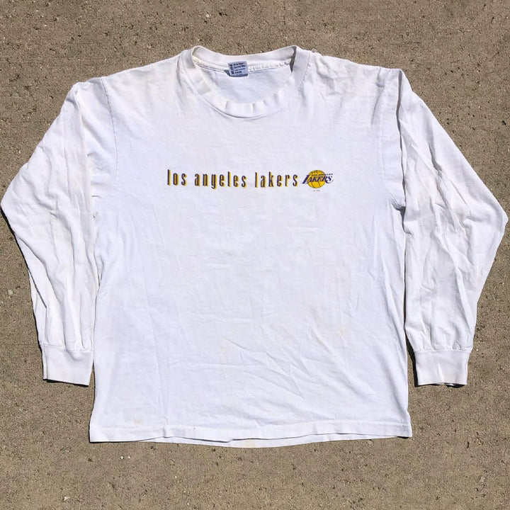Cotton Streetwear Basketball Graphic Long Sleeve T-Shirt