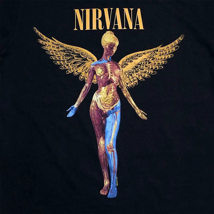 Nirvana Angel Retro Cobain Rock Band Sweatshirt