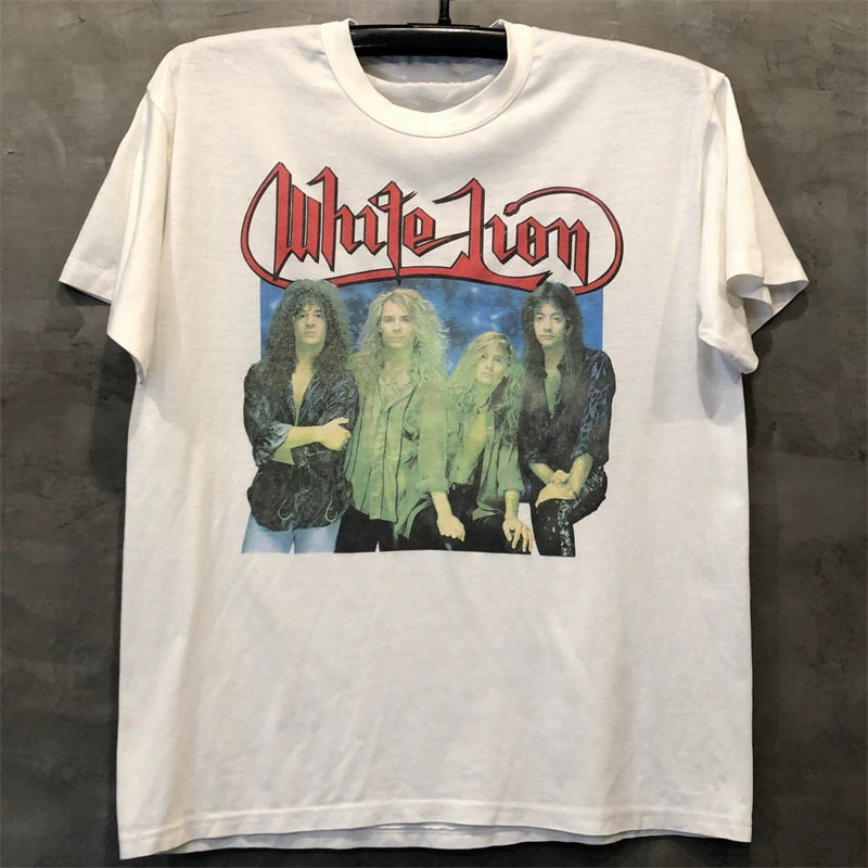 Vintage Heavy Metal Rock Street Style T-Shirt