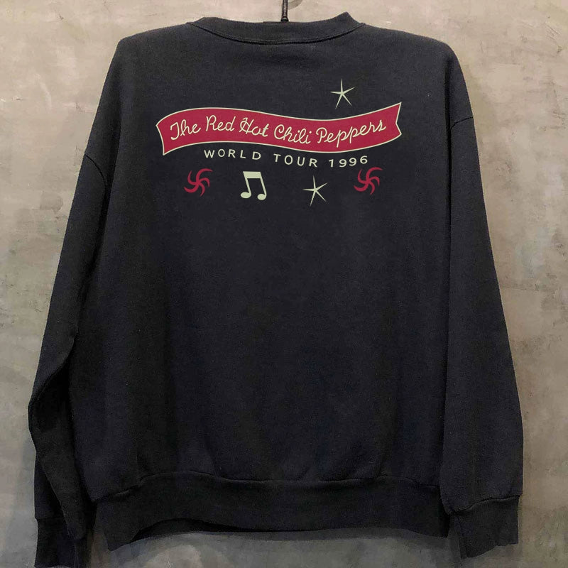 Retro Red Hot Chilli Peppers Crew Neck Sweater