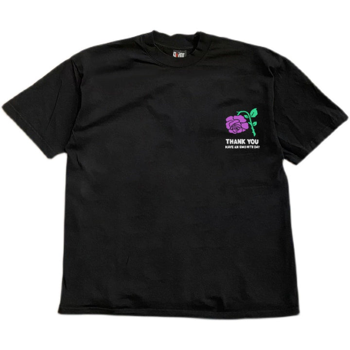 Impermeable Rose Letters Graphic T-Shirt