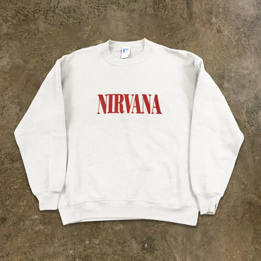 Nirvana Vintage-Inspired Hip-Hop Streetwear Hoodie