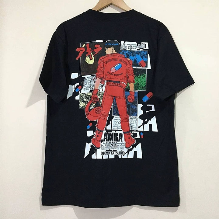 Akira-inspired Shoutaro Kaneda Capsule Cartoon Graphic T-shirt