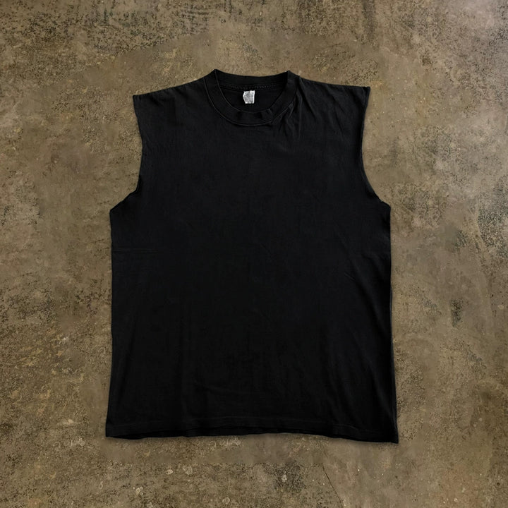 Cotton Statement Sleeveless T-Shirt