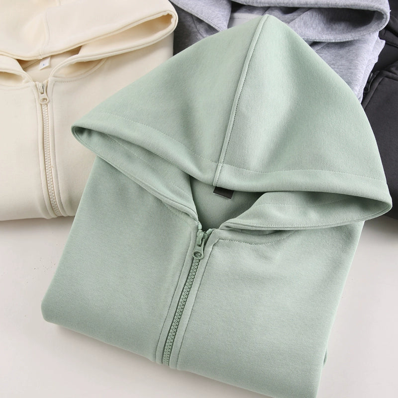 Heavyweight Classic Zip-Up Sweatshirt