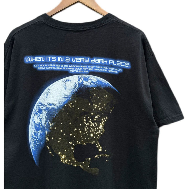 Earth-Inspired Graphic Cotton T-Shirt