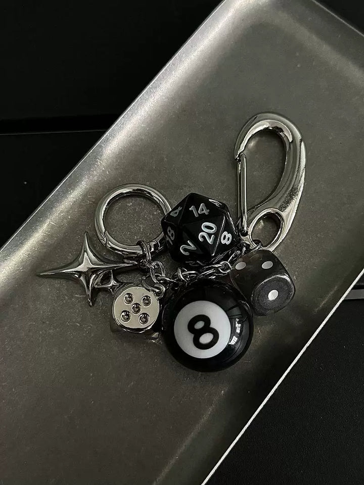 Lucky Element Pendant Key Charm