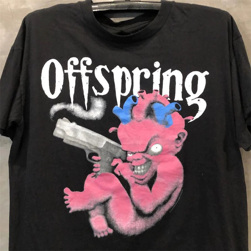 Vintage Offspring Descendants Band Graphic Crew Neck T-Shirt