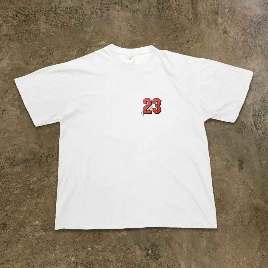 23 Graphic Print Cotton Basketball T-Shirt