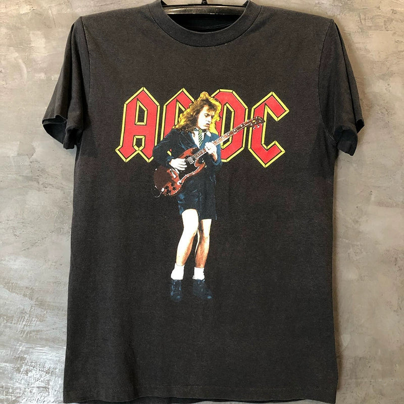 ACDC Retro Street Vibe Dropped Shoulder T-Shirt