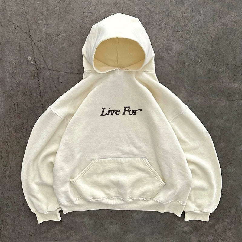Vintage Letter Print Crewneck Sweatshirt