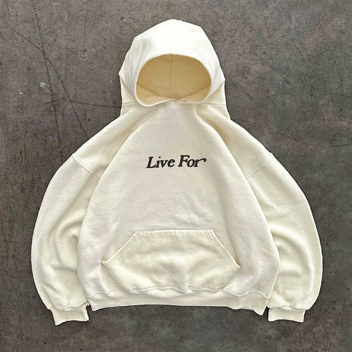 Vintage Letter Print Crewneck Sweatshirt