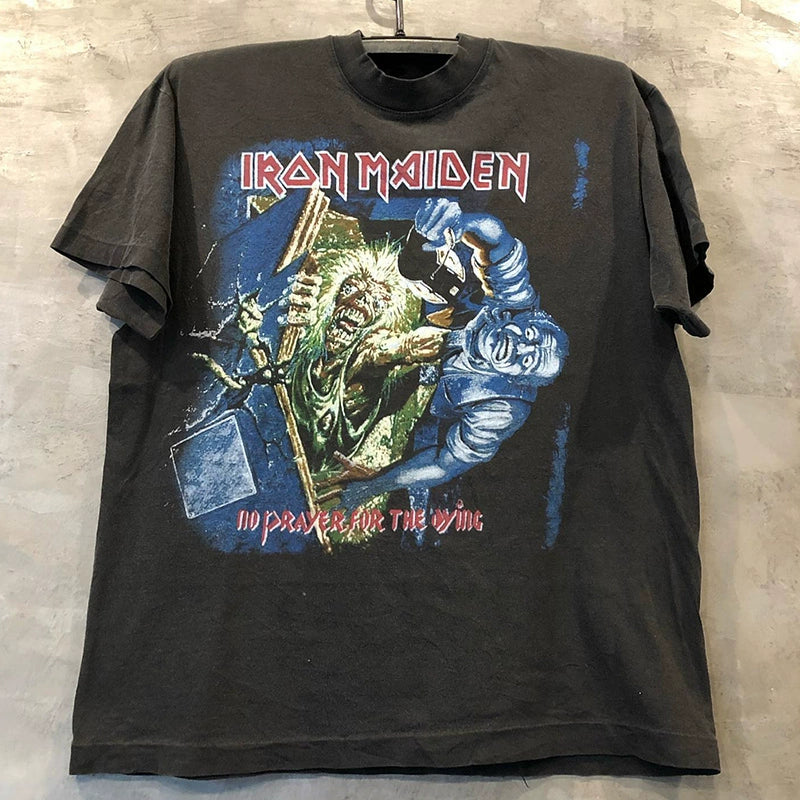 Iron Maiden Vintage Retro Rock Band Graphic T-Shirt