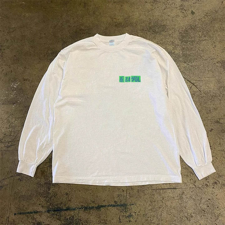 Essential Cotton Americana Long Sleeve T-Shirt