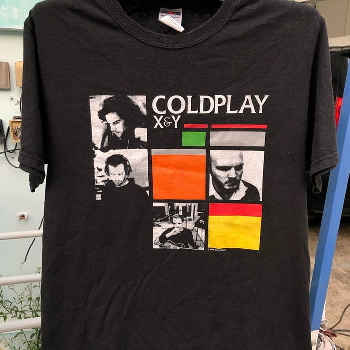 Vintage Coldplay Rock Band Graphic T-Shirt