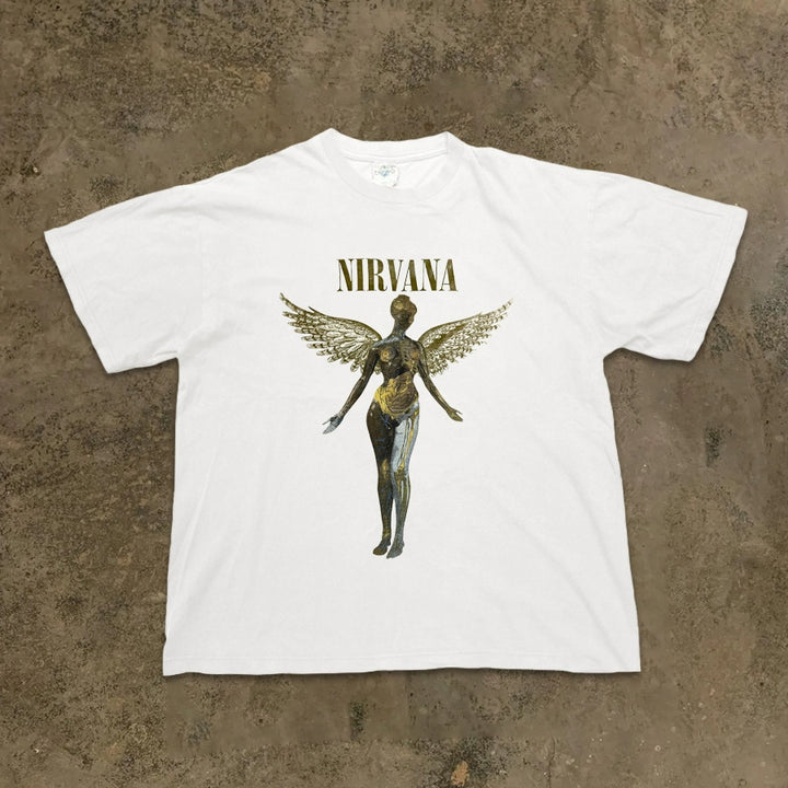 Nirvana Vintage Hip-Hop Graphic Tee