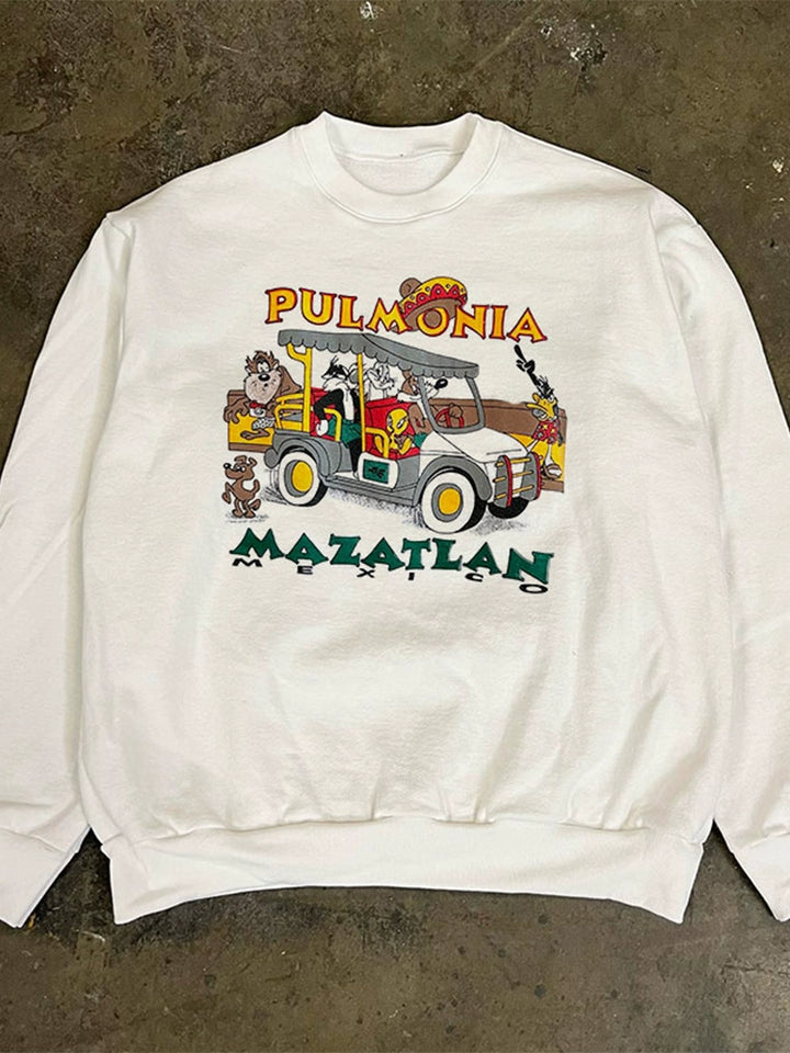 Retro Niche Design Sweatshirt