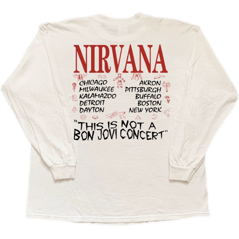 Nirvana Band Graphic Long Sleeve T-Shirt