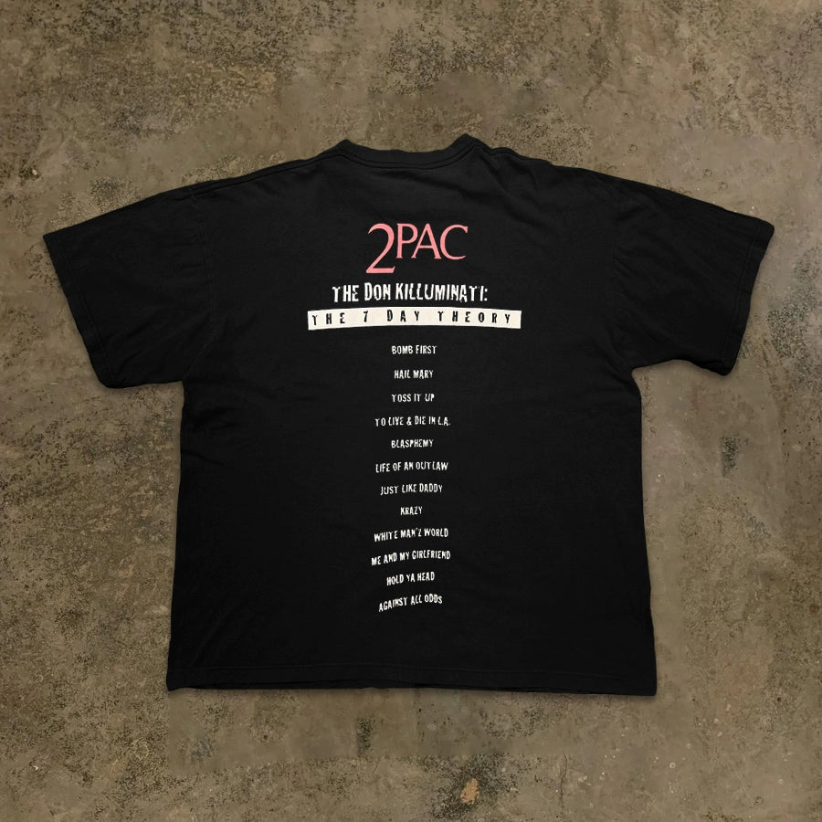 2PAC Hip Hop Oversized Short Sleeve T-Shirt