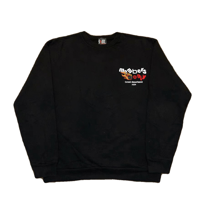 Urban Vintage Hip Hop Letter Crewneck Sweatshirt