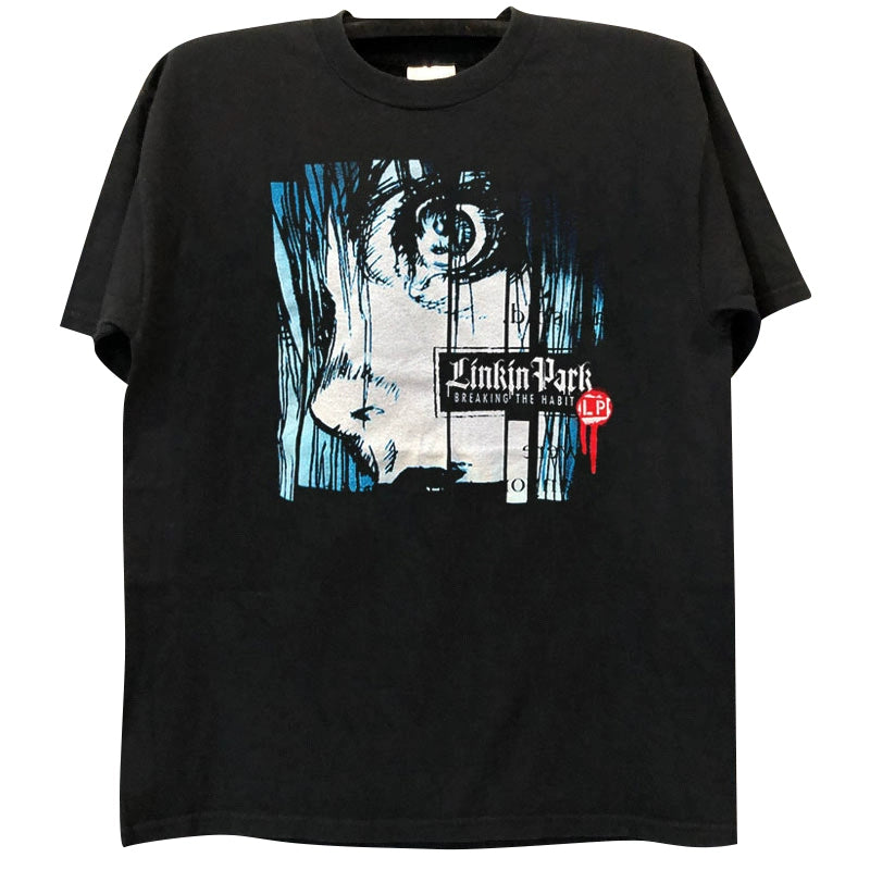 Linkin Park Retro Anime Style Short-Sleeved T-Shirt