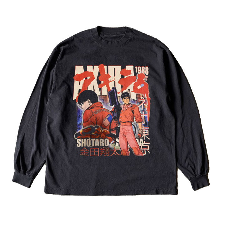 Vintage Akira Print Long Sleeve T-Shirt