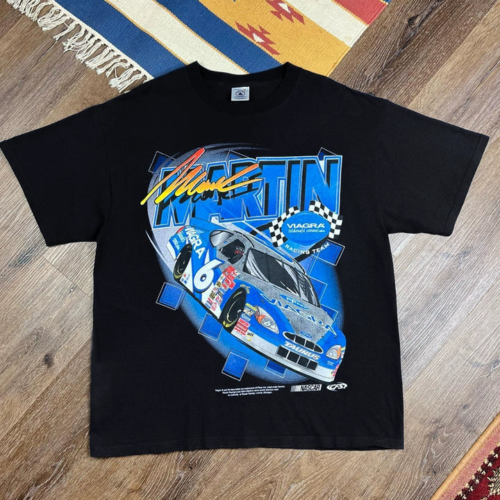 Vintage Racing-Inspired Graphic T-Shirt