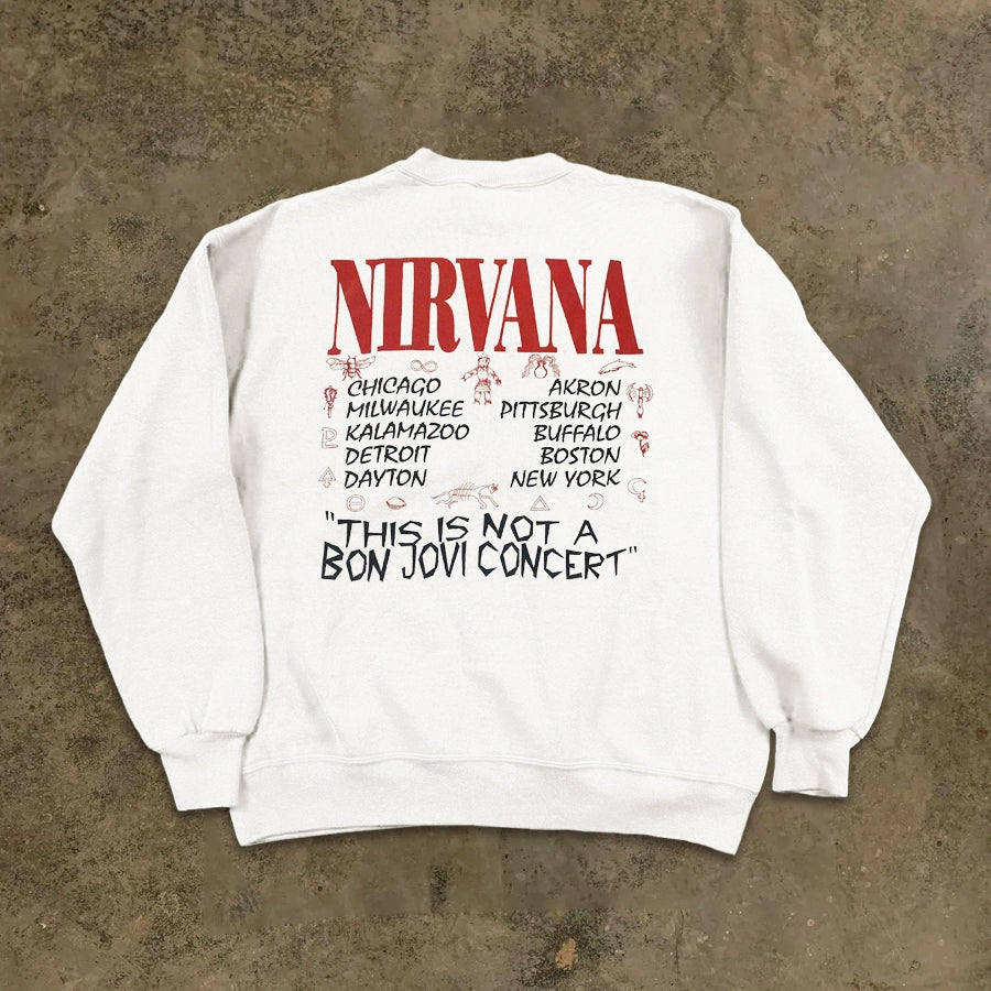 Nirvana Vintage-Inspired Hip-Hop Streetwear Hoodie