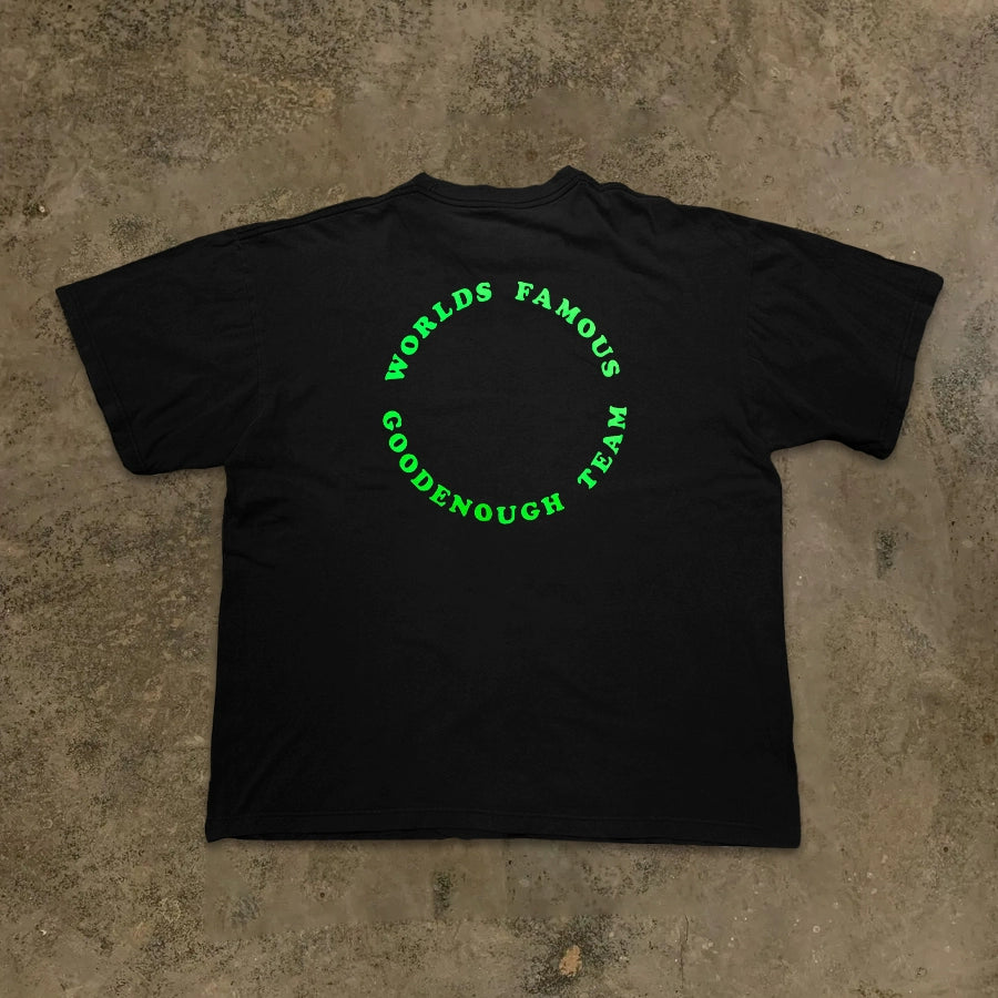 Graphic Circle Hip-Hop Skate Tee