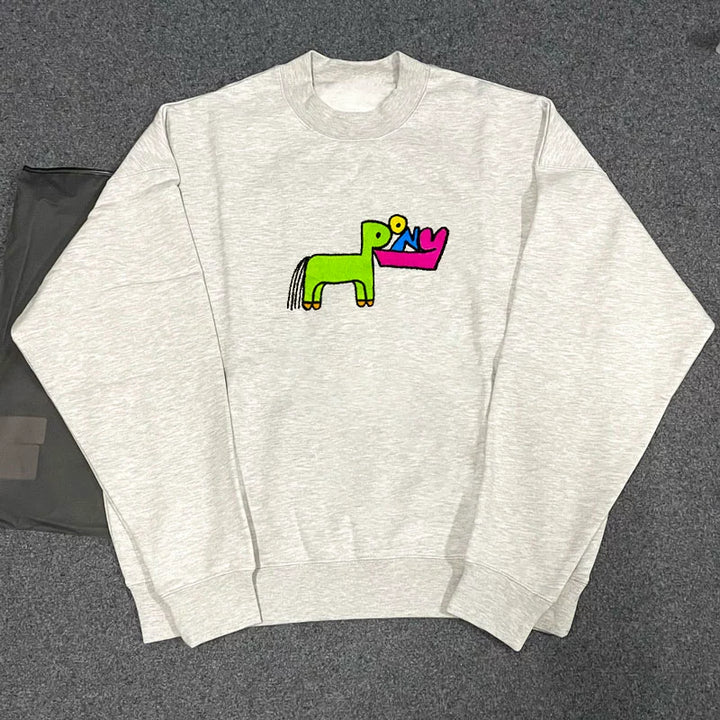 Street Style Graphic Crewneck Sweatshirt