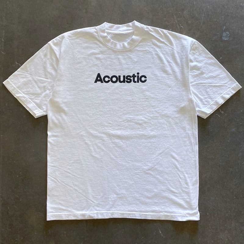 Minimalist Letter Print Tee