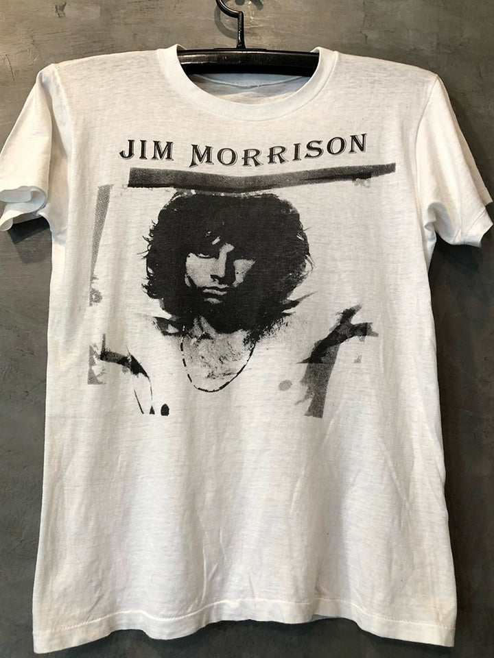 Jim Morrison Band High Street Rock Y2K Graphic T-Shirt