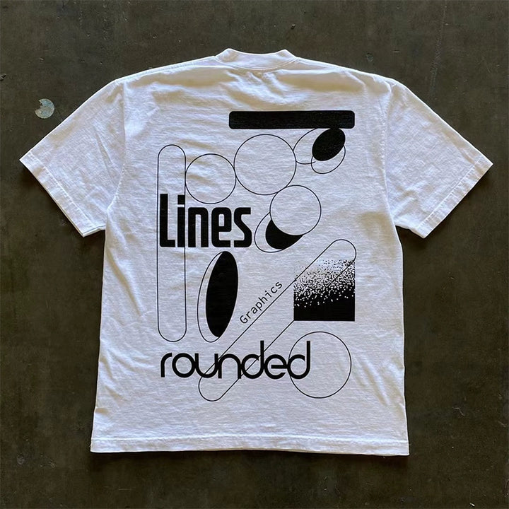 Rounded Corners Graphic Tee