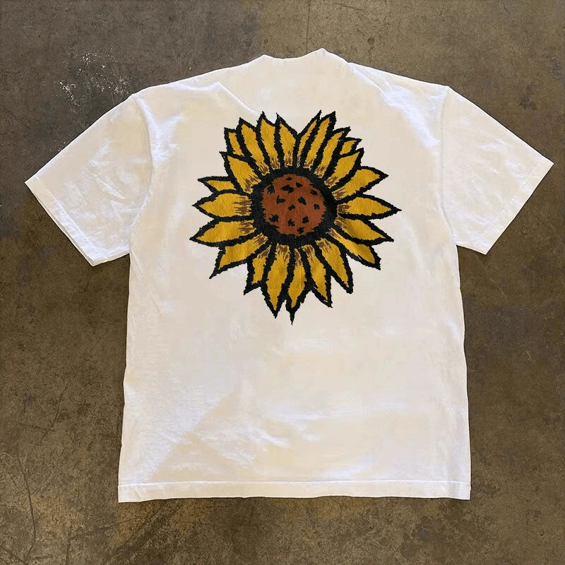 Contemporary European and American Cotton Short-Sleeved T-Shirt