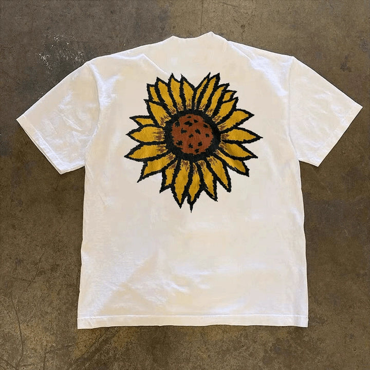 Contemporary European and American Cotton Short-Sleeved T-Shirt