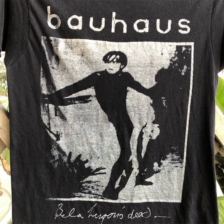 Bauhaus-Inspired Post-Punk Gothic T-Shirt