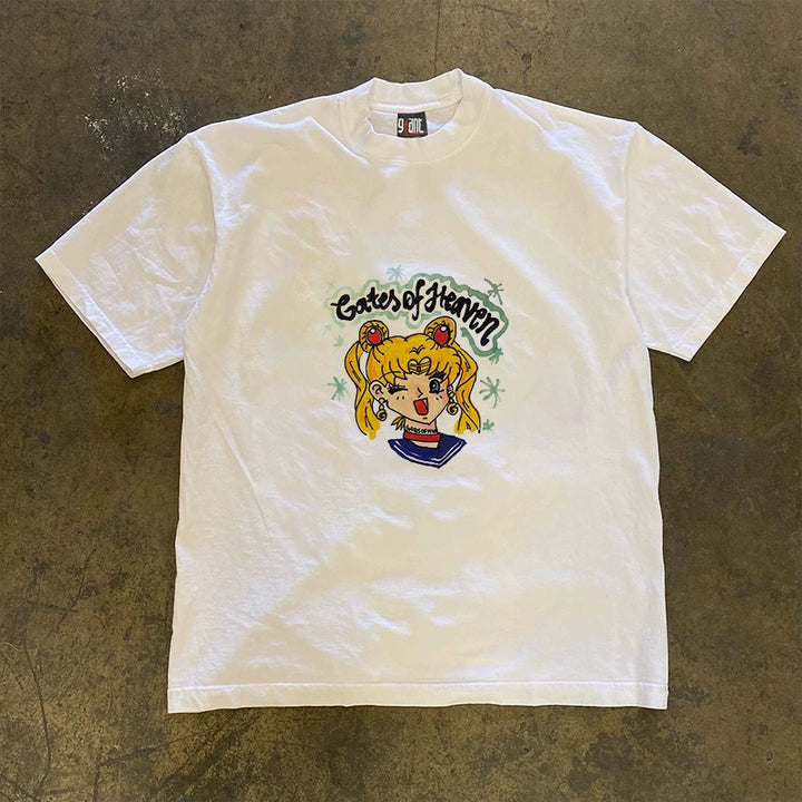 Urban Aesthetic Hong Kong Style Couples Graphic Tee