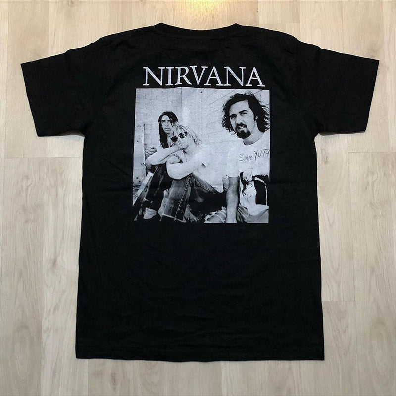 Nirvana Vintage Rock Retro Cobain Graphic Tee