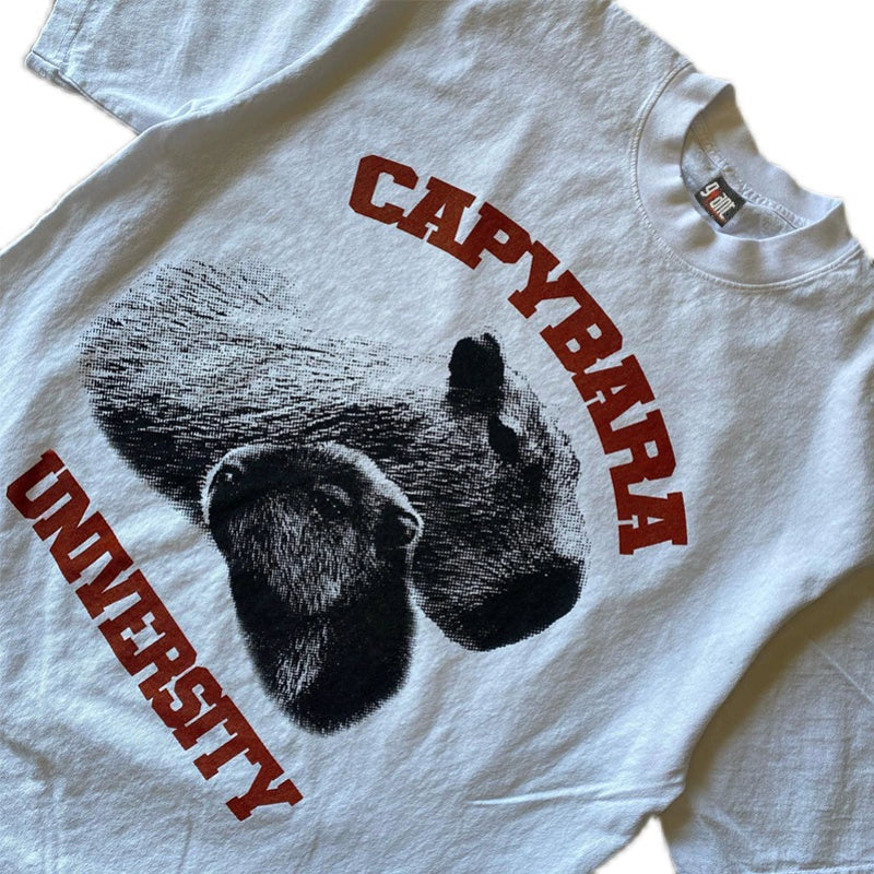 Capybara Duo Impressive Graphic T-Shirt