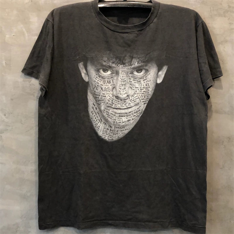 Vintage Lou Reed Portrait Graphic T-Shirt