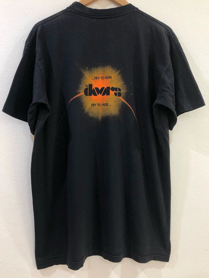 Vintage Rock Vibes Cotton Crew Neck T-Shirt