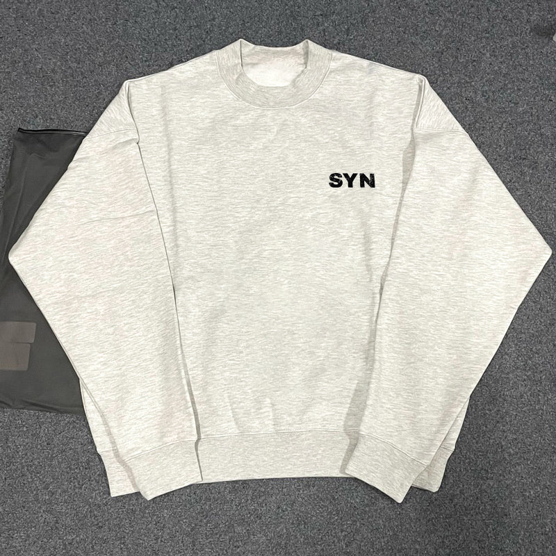 Chic Lettered Crewneck Sweatshirt