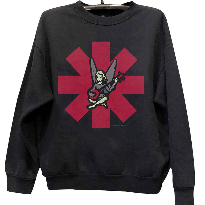 Retro Red Hot Chilli Peppers Crew Neck Sweater