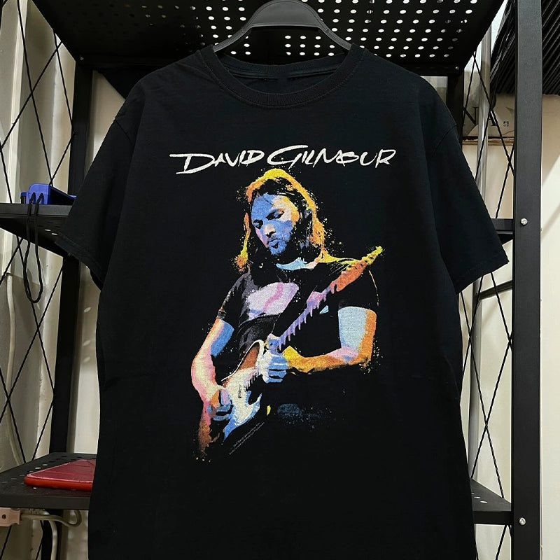 Vintage Street Inspired David Gilmour T-Shirt Design