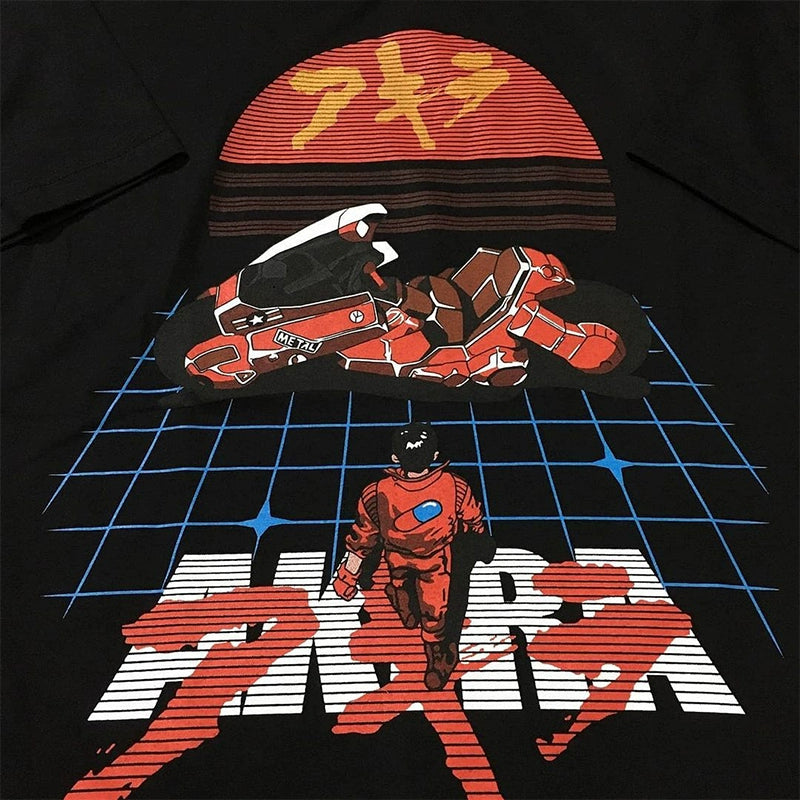 Akira-inspired Shoutaro Kaneda Capsule Cartoon Graphic T-shirt