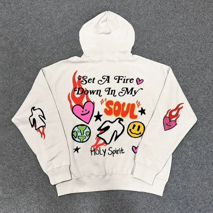 Vintage-Inspired Graphic Hoodie