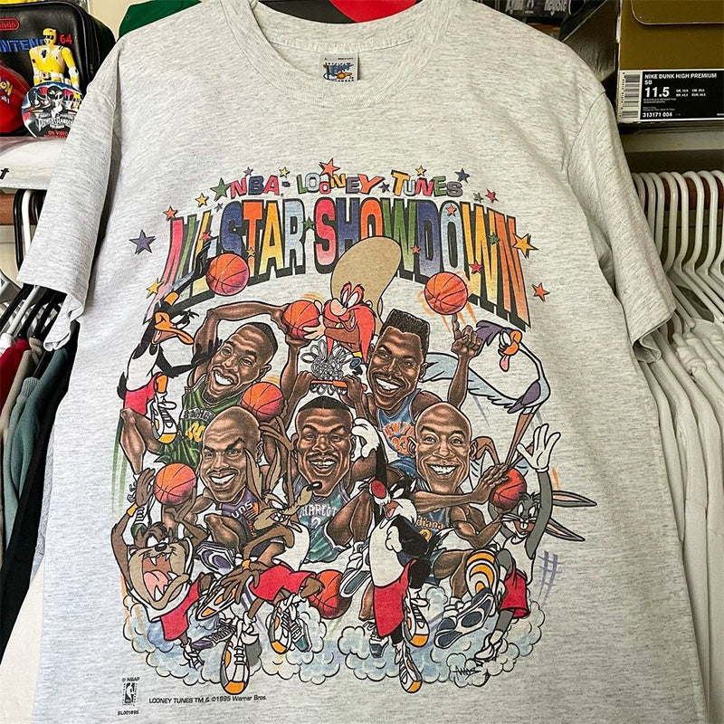 1995 All-Star Game Graphic Cotton T-Shirt by Tide Brand